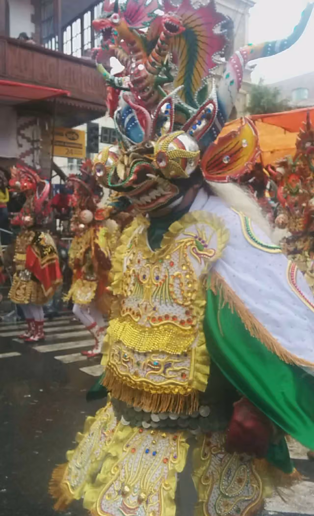 Diablada costume in Oruro