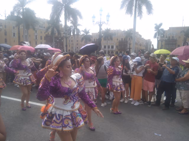 Parade in Lima, Feast of the Virgin of the Candelaria (2024), morenada