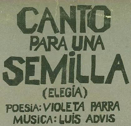 Canto para una semilla (1972)